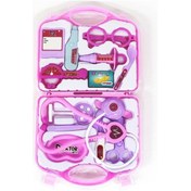 Resim Oyuncak Çantalı Doktor Seti Doktor Çantası - Pembe 