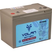 Resim Volan Battery 12 Volt 100 Ah (Amper) Marin Jel Akü 