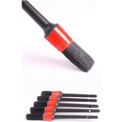 Resim 5 Adet Detay Araç Içi Oto Temizleme Fırçası Seti 