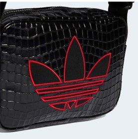 Resim Adidas Croco Kadın Siyah Mini Omuz Çantası Ke0685 
