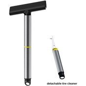 Resim Teltree Araç Kar Küreği: Çift Taraflı Alüminyum Buz Kazıyıcı Ve Lastik Temizleyici 