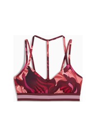 Resim Puma Floral Rıbbon Low Bra Sporcu Sütyeni 52749496 Bordo 