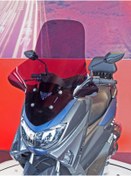 Resim ABV Yamaha N-max El Korumalı Açık Füme Tur Camı 75x67.5 Cm (15-20) Vida Takımı 