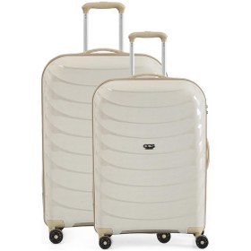 Resim Ççs 5263 Büyük Orta 2 Li Valiz Seti Beyaz-bej 