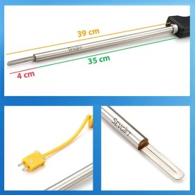 Resim Sevgift WRNM-103 İnce Sensörlü K Tipi Yüzey Sıcaklık Ölçer 
