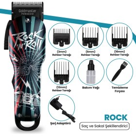 Resim Goldmaster Rock GM-8179 Saç Sakal Şekillendirici 