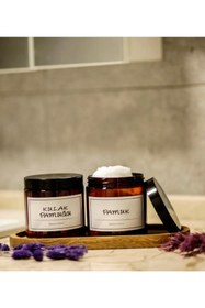 Resim Pembelia Life Ahşap Standlı Amber Kulak Çubuk Pamuk Kavanozu Akrilik 