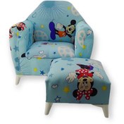 Resim Lotus Home Mavi Mickey Mause Çocuk Koltuk Seti 