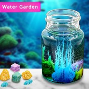 Resim DIY Sihirli Kristal Bahçe Seti - Ev Masası İçin Hızlı Büyüyen Su Altı Taş Dekoru, Benzersiz Sıvı Sanat Sergisi (1 Adet) 
