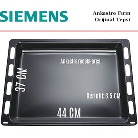 Resim Siemens Uyumlu Ankastre Emaye Fırın Tepsi 44X37 - 422815647 