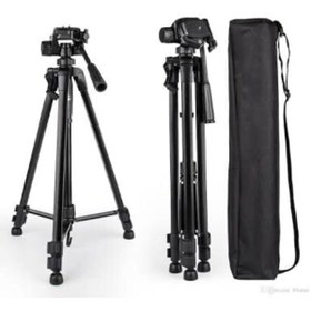 Resim Branzino Profesyonel Kamera Tripod 140 Cm Telefon Tutucu Tripot Büyük Metal 360 Der. Slr Dvd Kamera 3366 