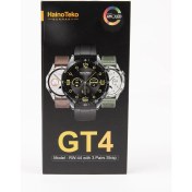 Resim Haino Teko Siyah RW44 Gt4 Max Amoled Ekran 3 Kordonlu Akıllı Saat Watch 400- 500 Mah Siyah Res 