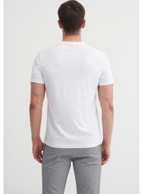 Resim Cazador Basic Süprem Erkek T-shirt 46230 Beyaz 