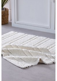 Resim Doquhome Pera Banyo Paspası Krem 60x100cm Krem 