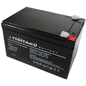 Resim 12 V 12 Ah-Amper Ups Kuru Tip Agm Yiğit Akü.Pilsan 