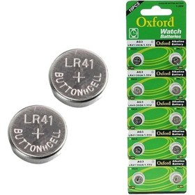 Resim Oxford AG3 LR41 392A Alkalin Saat Pili 10'lu 