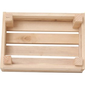 Resim İahşap Meyve Kasası Dekoratif Meyve Sandığı 15X20 Cm-Kaverengi 