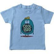 Resim Angemiel Baby Cool Bro Erkek Bebek Tişört Mavi B0961MDBBKETSRT 