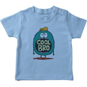 Resim Angemiel Baby Cool Bro Erkek Bebek Tişört Mavi B0961MDBBKETSRT 