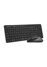 Resim A4tech Fg2400 Aır2 Kablosuz Q Trk Sessiz Siyah Klavye - Mouse Set 