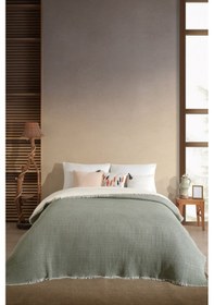 Resim Elart Rubby Müslin Pike Çift Kişilik 210x230 Cm Yeşil Yeşil 