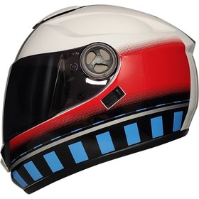 Resim Free-M 913 Tesseract Güneş Vizörlü Kapalı Kask (siyah Camlı) 