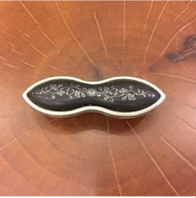 Resim Gürçayhırdavat Gürçay Antik Gümüş Siyah Porselen Çekmece Kapak Kulpu 32Mm (2 Ade 