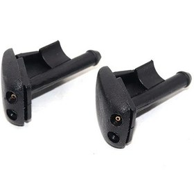 Resim Lasonstiges 2 Adet Siyah Cam Silecek Su Jeti Yıkama Memesi Bmw E90 / E60 / E46 