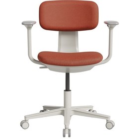 Resim Tesla Comfort Çalışma Koltuğu - Koyu Turuncu Kumaş 61x74-86x60 Cm Turuncu 