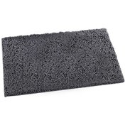 Resim Kosona Koyu Gri Mikrofiber Chenille Banyo Paspası - Suyu Çeken, Kayma Önleyici, Yumuşak - 400x1200 Mm Taşınabilir Kapı Xc-pg3 