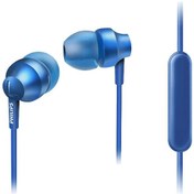 Resim PHILIPS SHE3855 MİKROFONLU KULAK İÇİ KULAKLIK MAVİ 