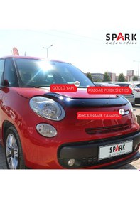 Resim Fiat 500 L 2016- Yılı Ve Sonrası Uyumlu Kaput Rüzgarlığı 3mm Siyah 
