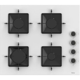 Resim Ferre Fryart XE63CB - SS206 - D101 Steam Beyaz Ankastre Set 