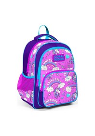 Resim Coral High Kids Mor Açık Pembe Unicorn Desenli 2'li Okul Çanta Seti Set0223404 