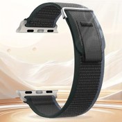 Resim Sunshine022 Nylon Band İwatch Ultra 2 Ultra Uyumlu 49mm 46mm 45mm 44mm 42mm 41mm 40mm 38mm Erkek Kadın Esnek Spor Kayış Mixed Color 