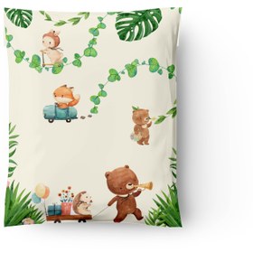 Resim Renkli Kargo Poşeti Plastik (Cepsiz) - Kids - 35x45 cm - 100 Adet 