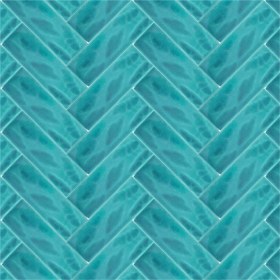 Resim Armada Çini 7x21 Cm Gölgeli Turkuaz Çini Seramik 