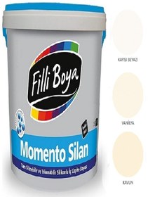 Resim Filli Boya Momento Silan Tam Silinebilir Yıkanabilir Silikonlu Ipek Mat Boya 2,5lt (kavun) 