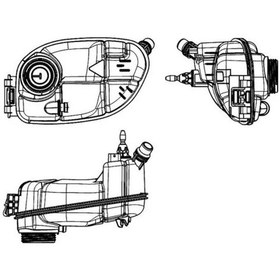 Resim Mercedes A180d W176 Yedek Su Deposu 2012-2018 Mahle Crt65000s 