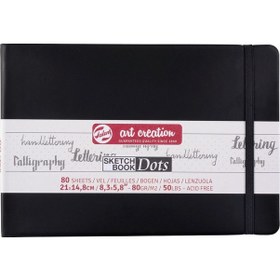 Resim Talens Sketchbook Dots Noktalı Eskiz Defteri 80 G 15x21 Cm. 