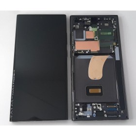 Resim GMR Samsung Galaxy S23 Ultra (sm-s916b ) Servis Lcd Ekran Dokunmatık Siyah 