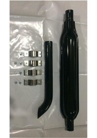 Resim HARS Fi̇at 55/46-80/66 Traktör Di̇k Eksoz Komple Borulu Uyumlu 