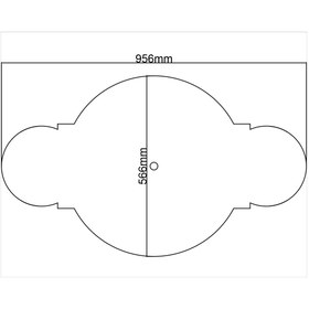 Resim MOTİFPİYER Motifpiyer Lamba Tavan Göbeği-52-56x95cm-2adet 