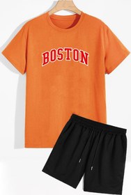 Resim trendypassion Boston Şort T-shirt Eşofman Takımı 