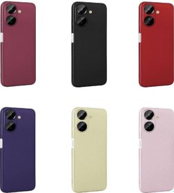 Resim Poco C65 Kılıf Zore Premier Silikon Kapak-kırmızı Kirmizi 