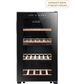 Resim Service 50 Şişe Kapasiteli Solo Şarap Dolabı LS512ZBLA 