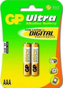 Resim GP GP24AU-2U2 LR03 Ultra AAA Alkalin İnce Kalem Pil 