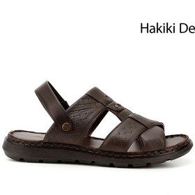 Resim Gönderi(R) Gönderi R Erkek Kahverengi Hakiki Deri Comfort Sandalet Dyma73142811 Kahverengi 