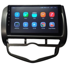 Resim Smart Go Honda Jazz/city 9 İnç 2004/2008 Digital Klima 6-128 9" 