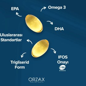 Resim Orzax Ocean 500 mg Balık Yağı 60 kapsül 